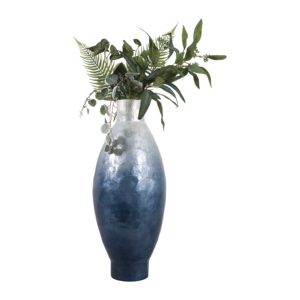 Vaso Decorativo Alto Ombre, Vaso per Fiori Contemporaneo Texturizzato per Soggiorno, Ufficio e Tavolo - Product Image 2
