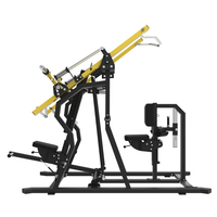 Machine de musculation professionnelle à double fonction, à charge libre, pour l'iso-training latéral de la poitrine et du dos
