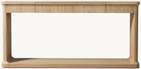 Meuble d'intérieur de luxe pour la maison, table console en bois massif pour le salon, table console Baron avec tiroir