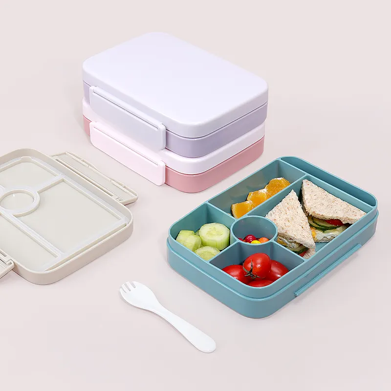 Hot sales baby bento food storage container leak proof high quality lunch box for kids can be taken away for girls and boys