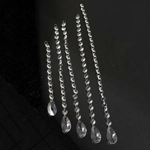 Guirnalda de Cristal Larga al por Mayor, Cadena de <span class=keywords><strong>Gotas</strong></span> de Cristal Colgantes para Decoración - Product Image 2