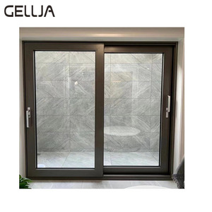 Design moderno 4 pannelli in lega di alluminio con doppi vetri <span class=keywords><strong>porta</strong></span> esterna <span class=keywords><strong>scorrevole</strong></span> impermeabile <span class=keywords><strong>porta</strong></span> da giardino per porte esterne Villa - Product Image 5