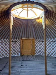 Yurte mongole de bonne qualité, <span class=keywords><strong>yurta</strong></span>, glamping, bois, nouveau design, luxe moderne, yurte mongole - Product Image 2