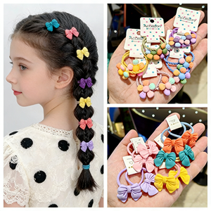 Élastiques à cheveux <span class=keywords><strong>de</strong></span> style européen pour enfants, nœuds, attaches pour cheveux, accessoires pour queues <span class=keywords><strong>de</strong></span> <span class=keywords><strong>cheval</strong></span> pour filles, bébés et tout-petits, pour mariage - Product Image 1