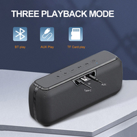 IPX5 Speaker nirkabel portabel, 50W daya tinggi TWS 3D baterai 5200mAh waktu putar lebih lama tahan air luar ruangan Speaker portabel