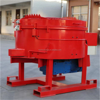 500kg Mobile Mortar Pan Mixer Portable Ciment Mixer Castable Réfractaire Prix