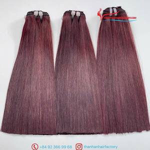 วิกผมแท้เวียดนามแบบสองชั้นทำจาก100% ผมมนุษย์แท้ไร้ที่ติสำหรับต่อผมตรงแบบ2024 - Product Image 1