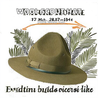 Chapeau de scout pour adulte 100% laine, style cowboy, fedora, chapeau de sergent de la Garde forestière canadienne, chapeau de sergent de la Garde de la paix, style uni, pour les spectacles