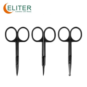 Eliter Venta caliente al por mayor de acero inoxidable negro de acero inoxidable tijeras para cutículas de uñas tijeras para cutículas negras - Product Image 6