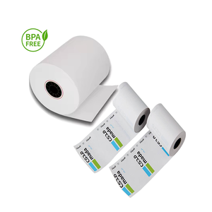 Tùy Chỉnh 57*50Mm Gas Trạm Xăng Nhiệt Giấy Cuộn 80*80Mm Máy POS Sử Dụng Siêu Thị Ngân Hàng <span class=keywords><strong>ATM</strong></span> Tiền Mặt Đăng Ký Phí - Product Image 1