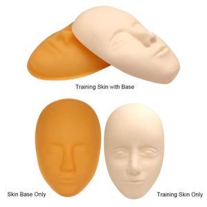 Microblading 5D visage <span class=keywords><strong>tatouage</strong></span> formation tête Silicone pratique maquillage Permanent lèvre sourcil peau Mannequin poupée visage tête - Product Image 3