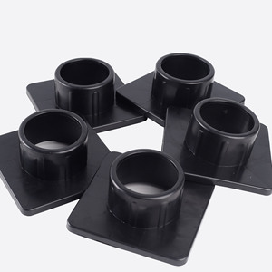 Weston Plastic Plug 120x120x75mm <b>Black</b> Protective Film Baffle <b>Bracket</b> For Dental Sterilization Pouches - Product Image 1