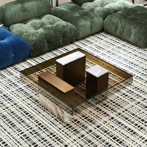 <span class=keywords><strong>Table</strong></span> Basse Moderne <span class=keywords><strong>Sur</strong></span> <span class=keywords><strong>Mesure</strong></span> pour Salon <span class=keywords><strong>en</strong></span> Marbre Naturel avec Plateau <span class=keywords><strong>en</strong></span> <span class=keywords><strong>Verre</strong></span> <span class=keywords><strong>Trempé</strong></span> - Product Image 4