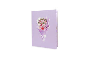 Cartes en papier artisanales de fleurs 3D écologiques pour les événements saisonniers, les anniversaires, les cadeaux de vacances et les cadeaux personnalisés - Product Image 2