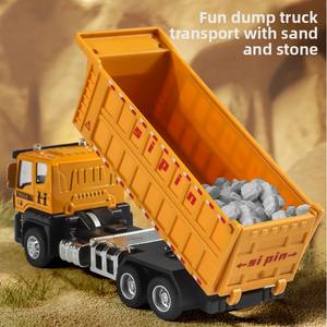 Modèle de véhicule d'ingénierie en alliage, voiture jouet à inertie, <span class=keywords><strong>camion</strong></span> malaxeur, <span class=keywords><strong>camion</strong></span> benne, modèle de <span class=keywords><strong>camion</strong></span> moulé sous pression, jouets de voiture pour enfants - Product Image 3