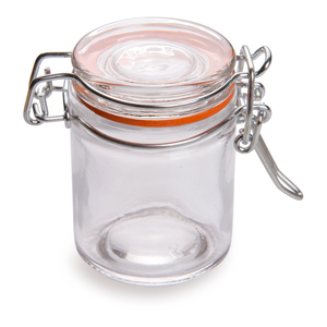 Eco Friendly 1200ml Glass Snap Jar for Kitchen Food Storage With Wire Lid - Product Image 2