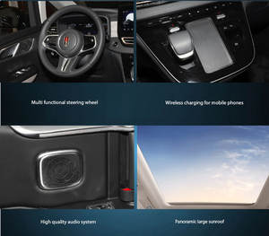 Phev-Asiento de cuero con bandera roja HQ9 PHEV 2024 4WD, edición comercial, masaje y calefacción - Product Image 6