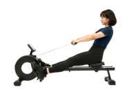 Máquina de Remo Magnética Plegable, Remo de Ejercicio para Interiores, Equipo de Fitness Cardiovascular para Gimnasio en Casa con Pantalla LCD y Riel Deslizante de Aleación de Aluminio