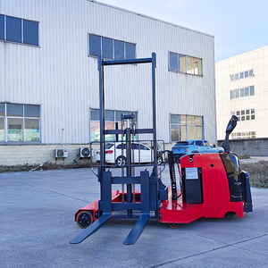 Carretilla elevadora eléctrica de pasillo estrecho de tres vías de 3 vías 1T 1,5 T 1,6 T apilador eléctrico altura de elevación 7,5 m <span class=keywords><strong>8M</strong></span> 9m 10m carretilla elevadora eléctrica - Product Image 4