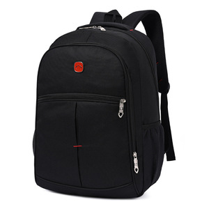 Oxford Cloth Backpack 16 Inch Laptop Compartment Large Capacity School Bag For College Students Unisex Red Blue Black Solid - Product Image 5