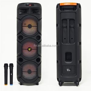 IFeiGift 8306 Enceinte à trois haut-parleurs de 8 pouces avec éclairage LED RGB pour les restaurants, les barbecues et les home cinémas - Product Image 3