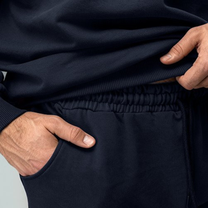 Ensemble sweat à capuche et pantalon en molleton de coton pour homme, survêtement chaud et épais, vêtements de sport décontractés, taille S-XXL - Product Image 4