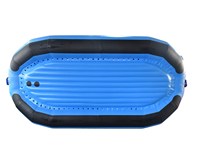 14 pieds 8 personnes 195 cm de large conception de mode personnalisée bateau de rafting gonflable radeau d'eau blanche