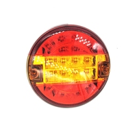 Feu arrière de voiture à 20LED, 5.7 pouces, phares rouges de haute qualité, signal latéral pour camion