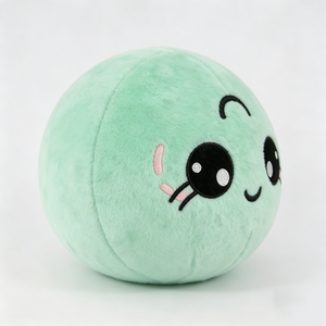 ลูกบอลตุ๊กตาหน้ายิ้มแบบกำหนดเอง, ลูกบอลตุ๊กตาทรงกลมสีเขียวมิ้นท์, ลูกบอลตุ๊กตาหน้ายิ้มบีบคลายเครียด - Product Image 3
