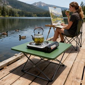 Estufa de Camping de <span class=keywords><strong>Butano</strong></span> Ecológica, Combustión Eficiente para una Operación de Quema Limpia y Bajas Emisiones - Product Image 2