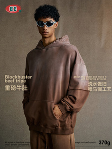 <span class=keywords><strong>Sweat</strong></span>-shirt à <span class=keywords><strong>capuche</strong></span> personnalisé avec logo brodé, imprimé, mode streetwear automne Europe Amérique, style rétro, coton, <span class=keywords><strong>homme</strong></span>/femme - Product Image 3
