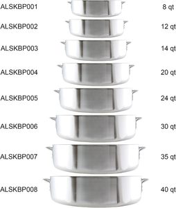Ollas Grandes para Sopa de Acero Inoxidable Comerciales con Tapa, Varios Tamaños, Venta al por Mayor - Product Image 2