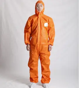 Disposable Coverall Overall Type 5 And 6 SF Water Proof Orange 50 55 Gsm PPE SMS XXL Wind 4B 4 Microporous Blue Line 63G 30G Disposable Overall Coverall