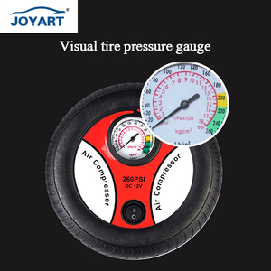 JOYART 2021 เครื่องสูบลมยางแบบพกพา ใช้ไฟ DC 12v พร้อมเกจวัดแรงดันลม สำหรับรถ SUV และรถบรรทุก รับรองมาตรฐาน TUV - Product Image 3