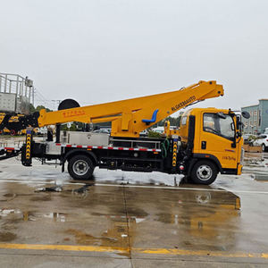 Sinotruk Howo 30m Teleskop-Arbeitsbühne mit Geradem Ausleger, Hydraulischer Korb, Kabellose Fernbedienung, Euro 6, Frachtfahrzeug - Product Image 3