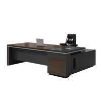 Table de bureau de luxe de haute qualité en forme de L bureau de direction meubles modulaires au design moderne pour le bureau