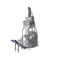 Machine d'emballage VFFS à 4 têtes avec alimentation sous vide et valve respirante pour l'emballage de granulés, poudres, riz, sucre et snacks en sachets