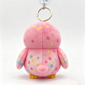 Llavero de Peluche de Búho Rosa Personalizado con Puntos Coloridos, Animal de Peluche Suave Relleno de Algodón PP, para Halloween, Niños y Niñas, 11CM-30CM - Product Image 2