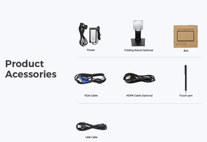 OSCAN 공장 15 17 인치 USB 지원 정전형 터치 스크린 <span class=keywords><strong>LCD</strong></span> POS 컴퓨터 모니터 - Product Image 6