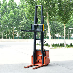 1 Тонный Электрический штабелер Электрический вилочный погрузчик 3 м подъемный гидравлический штабелер с батарейным питанием для фармацевтического склада - Product Image 5