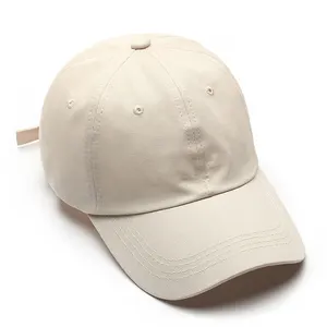 High Quality 6 Panel Custom Embroidery 100% Cotton Unstructured Dad Cap Printing Dad Hat Cap