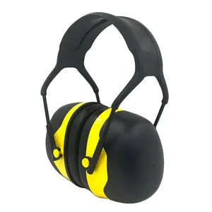 降噪安全耳罩35dB听力保护耳罩护耳器，带可调头带，用于拍摄莫文