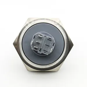 25Mm Ultra Korte Micro-Reisring Met Lichte 5-Pins Waterdichte En Stofdichte Roestvrijstalen Metalen Knop