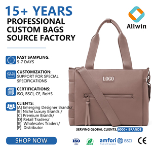 Bolsa <span class=keywords><strong>de</strong></span> Pañales Personalizada Impermeable para Mamá, Bolsa <span class=keywords><strong>de</strong></span> Neopreno, Bolso <span class=keywords><strong>de</strong></span> Hombro, Bolso Grande para Viajes, Bolsa para Cochecito <span class=keywords><strong>de</strong></span> Bebé - Product Image 1