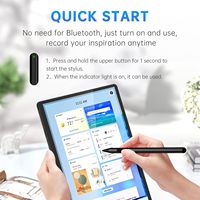 Stylet Métallique REXIAO pour Microsoft Surface Pro 11/10/9/8/X/7+/6/5/4/Go 4/3/2/1/Laptop 1-5/Studio/Book 3/2/1, 1024 Niveaux de Pression
