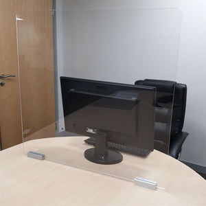 新しいデザインクリアアクリルプレキシガラスシールドカスタムキャッシャーsneezeガード保護アクリルデスクシールド - Product Image 2