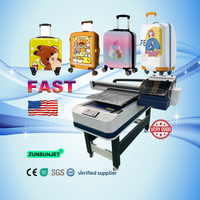 Impresora UV digital 6090 CMYK W V Flatbed 6090 UV DTF impresora máquina de impresión para metal