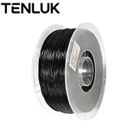 Filament TPU 85A noir résistant à l'usure, flexible, matériau 3D durable de type caoutchouc pour joints, garnitures et pièces