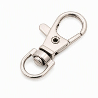 Mousqueton pivotant en acier inoxydable 304 robuste avec anneau rotatif, finition polie, brossée, sablée, anodisée, électroplaquée – Quincaillerie