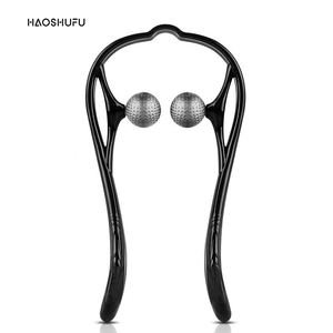 Maßgefertigter Nackenmassageroller Handgehaltenes Tiefengewebe-Selbstdruckpunkt-Nackenmassagegerät - Product Image 4